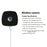 4MP Window Security Camera WiFi Dual-Band Night Vision Human Detection Two-Way Audio Safety Camera (No Memory Card) - White Black - 2