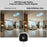 4MP Window Security Camera WiFi Dual-Band Night Vision Human Detection Two-Way Audio Safety Camera (No Memory Card) - White Black - 3