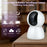 M12 Two-way Audio WiFi Security Camera Motion Detection Night Vision 360 Degree PTZ IP Camera - EU Plug - 3