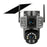 QL18 Solar Security Camera IP66 Waterproof Dual Lens AI Tracking Night Vision PTZ Camera for Outdoor - Black+Grey - 1