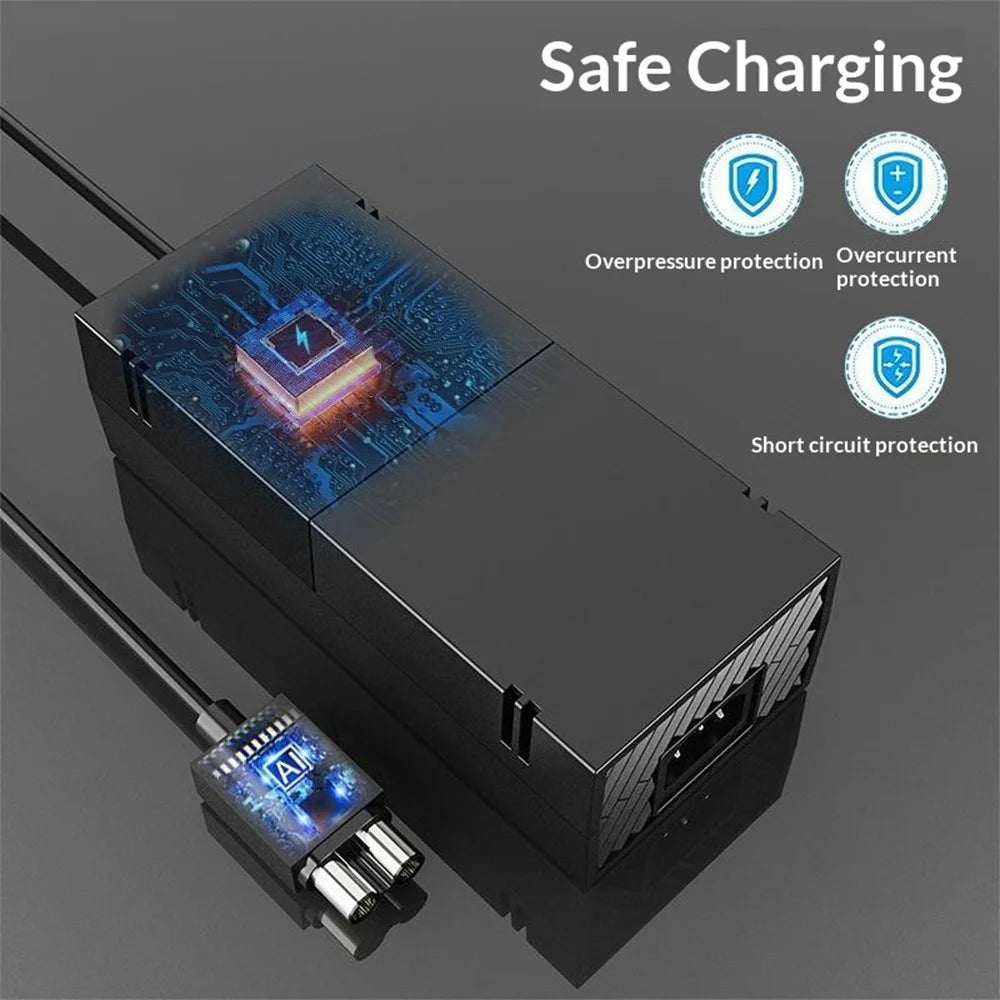 For Xbox One 12V 17.9A Power Brick AC Adapter Power Supply Charger Cord Replacement - US Plug - 7
