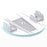 8057 Dual Controller Charging Station for Sony PlayStation 5 / 5 Slim / 5 Pro Console Stand Headphone Holder - White - 1