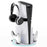 8057 Dual Controller Charging Station for Sony PlayStation 5 / 5 Slim / 5 Pro Console Stand Headphone Holder - White - 3