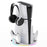 8057 Dual Controller Charging Station for Sony PlayStation 5 / 5 Slim / 5 Pro Console Stand Headphone Holder - White - 4