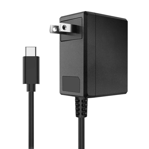 MIMD 2.6A AC Adapter for Nintendo Switch / Lite / OLED Game Controller Type-C Charger with 1.5m Cable - US Plug - 1