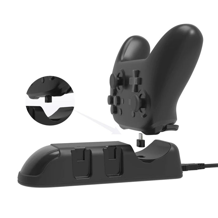 DOBE TNS-0137 5 in 1 Smart Charging Stand for Nintendo Switch Joy-con/Pro Controller - 4