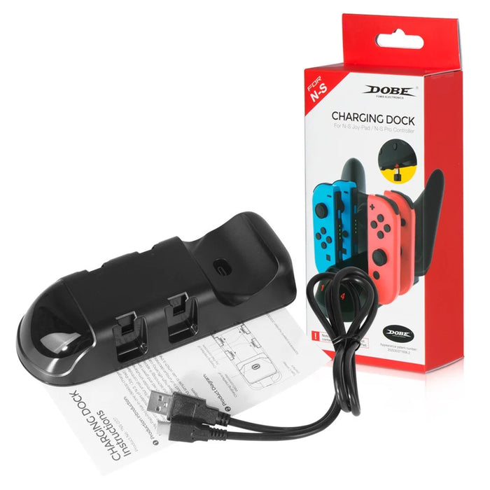 DOBE TNS-0137 5 in 1 Smart Charging Stand for Nintendo Switch Joy-con/Pro Controller - 6