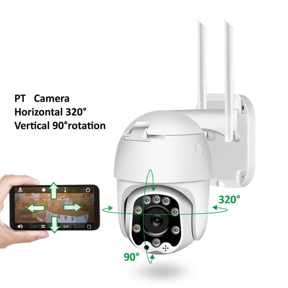 K5-200TS 200W 1080P Tuya Smart Surveillance Camera IP66 Waterproof Wireless Security Camera - 2