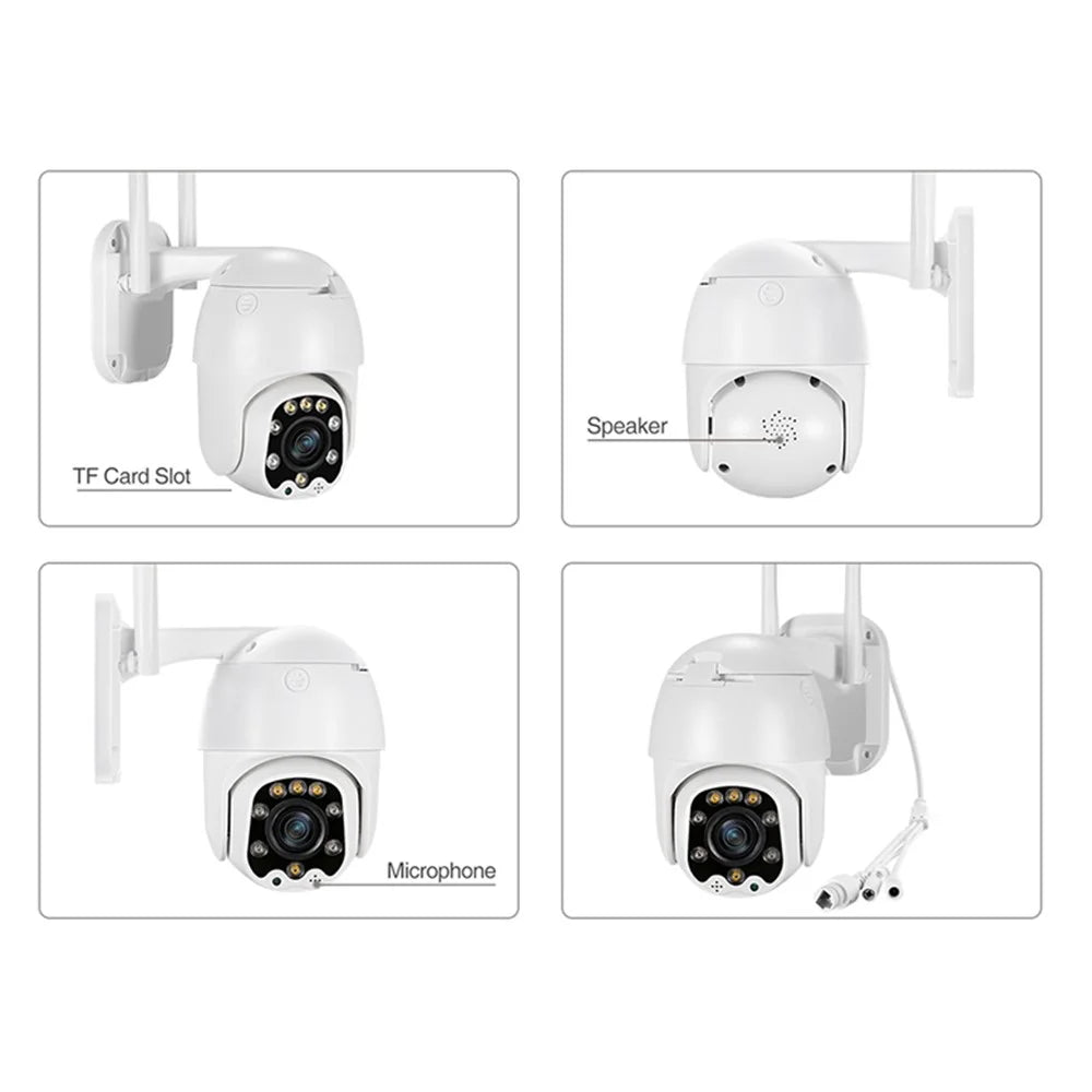 K5-200TS 200W 1080P Tuya Smart Surveillance Camera IP66 Waterproof Wireless Security Camera - 5