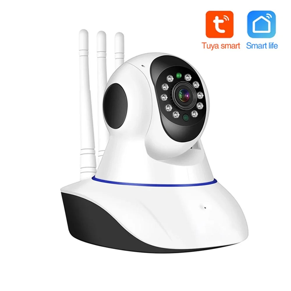 K2-100TS Tuya WiFi 720P 100W Surveillance Camera Network Wireless Security Monitor Camera (No Memory Card) - EU Plug - 2