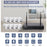 ESCAM WNK718 3MP Smart Home Security Camera NVR Set 8Pcs Wifi IP Cameras Outdoor Video CCTV Cameras Surveillance System - US Plug - 3