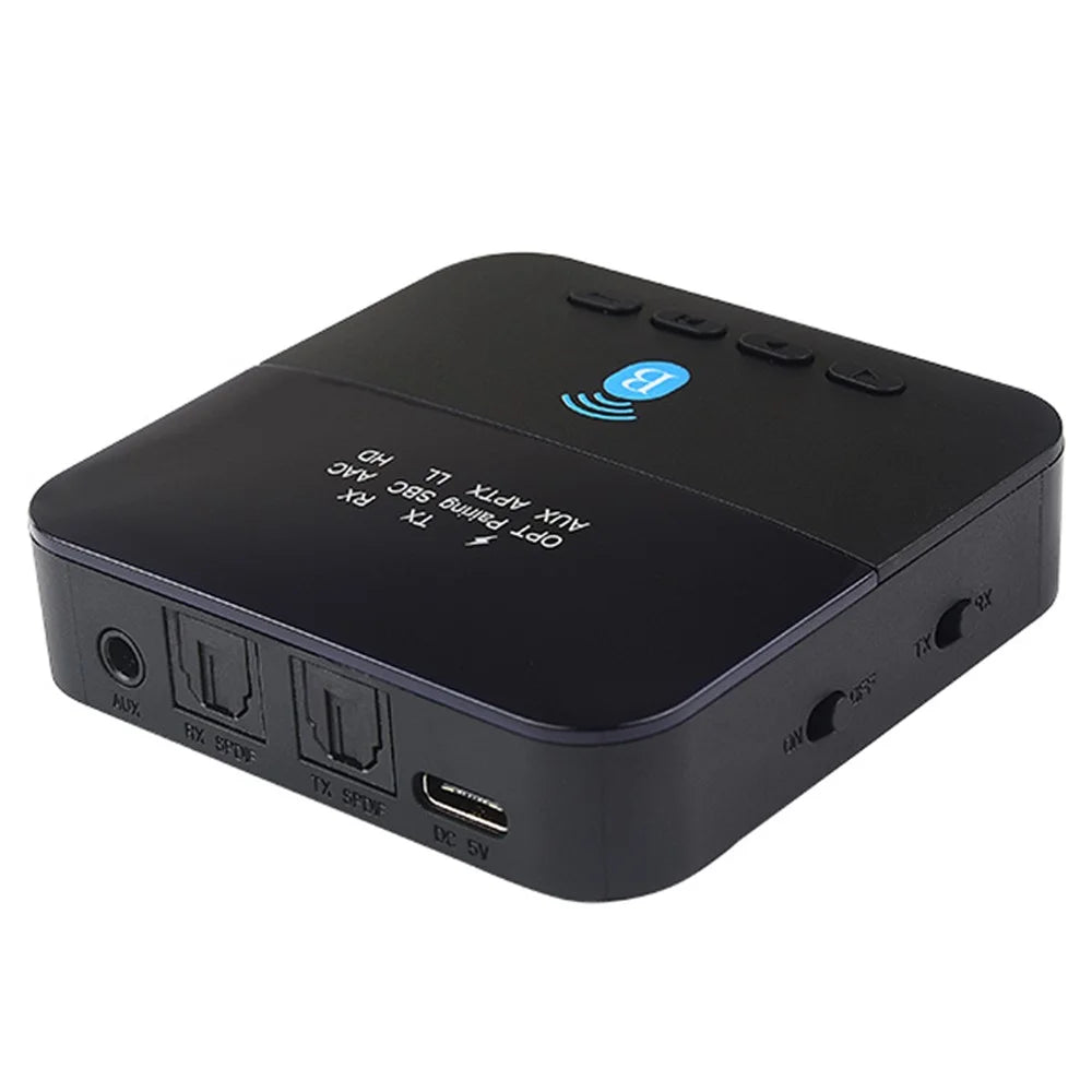 BTC880 2-in-1 Bluetooth-compatible 5.0 Audio Receiver Transmitter Optical Fiber AUX Wireless Adapter - 2
