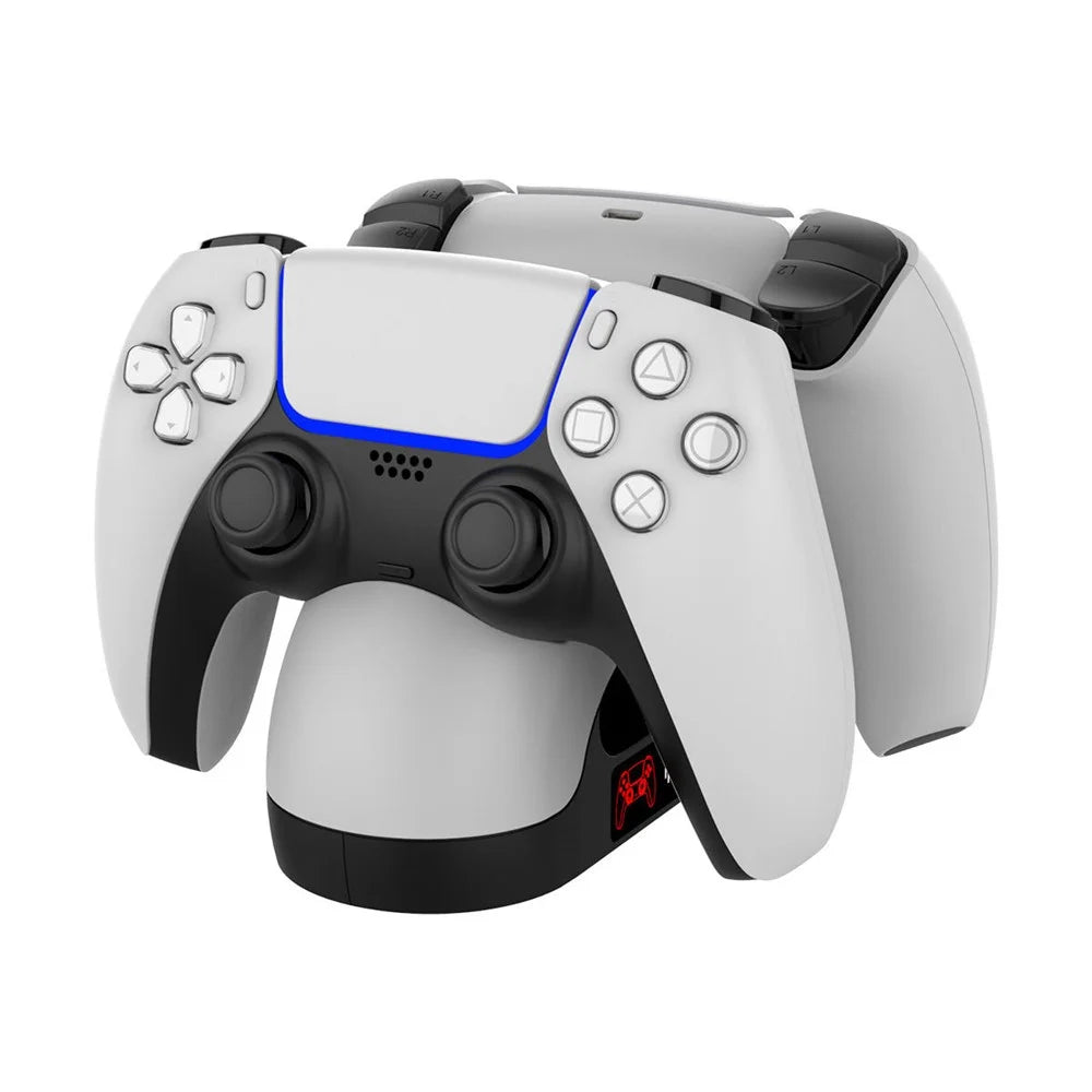 IPEGA PG-P5008 Portable Gamepad Charging Station Handheld Game Controller Dual Charging Dock for PS5 Controller - 2