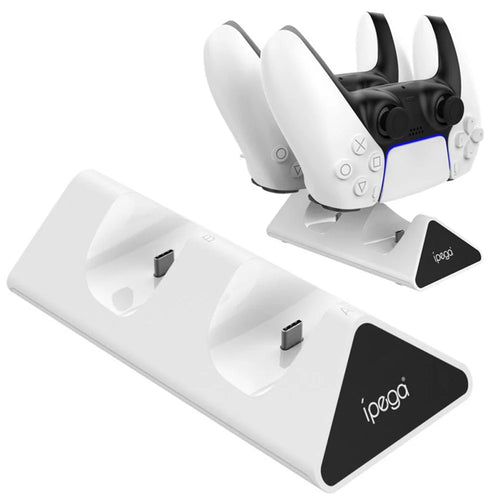 IPEGA PG-5012 Game Controller Charging Dock Type-C Dual Fast Charging Station Stand with LED Indicator for PS5 Controller - 1