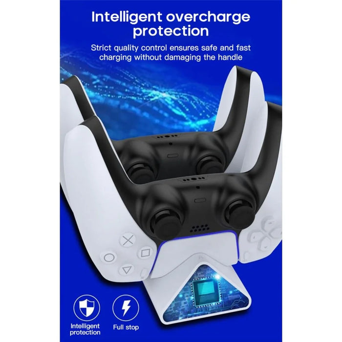 IPEGA PG-5012 Game Controller Charging Dock Type-C Dual Fast Charging Station Stand with LED Indicator for PS5 Controller - 6