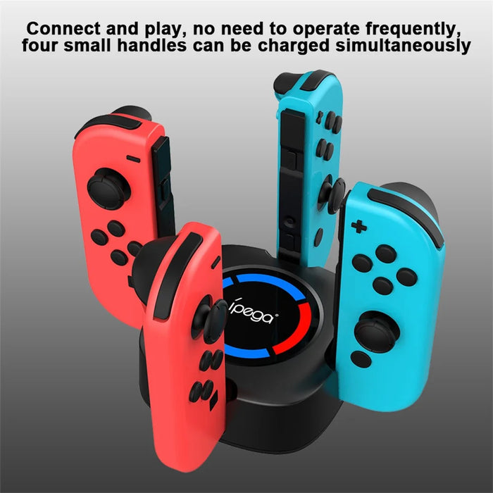 IPEGA PG-9177 4 in 1 Charging Dock for Nintendo Switch Joy-Con Multi-function Charging Station with Indicator - 5