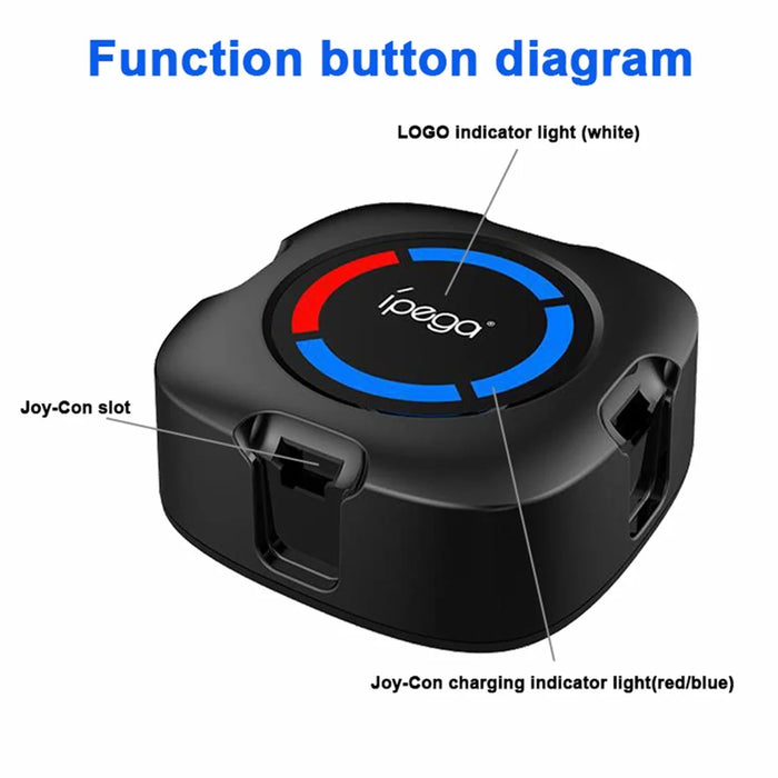 IPEGA PG-9177 4 in 1 Charging Dock for Nintendo Switch Joy-Con Multi-function Charging Station with Indicator - 7