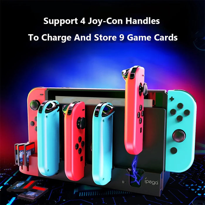 IPEGA PG-SW071 Console Holder Charging Stand Base with LED Indicator for Nintendo Switch Joy-Con - 5