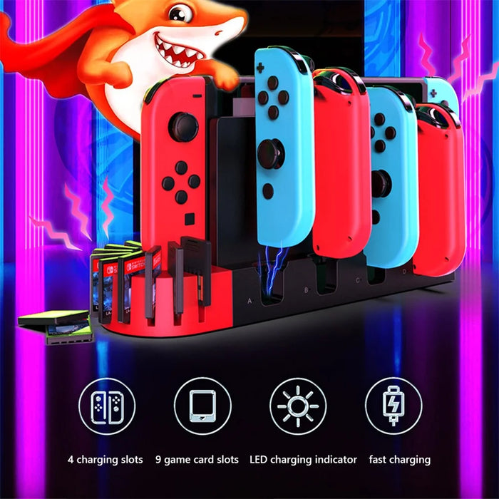 IPEGA PG-SW071 Console Holder Charging Stand Base with LED Indicator for Nintendo Switch Joy-Con - 7