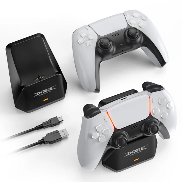 DOBE TP5-0586 for PS5 Gamepad Charger Dock Gaming Controller Charging Station - 4