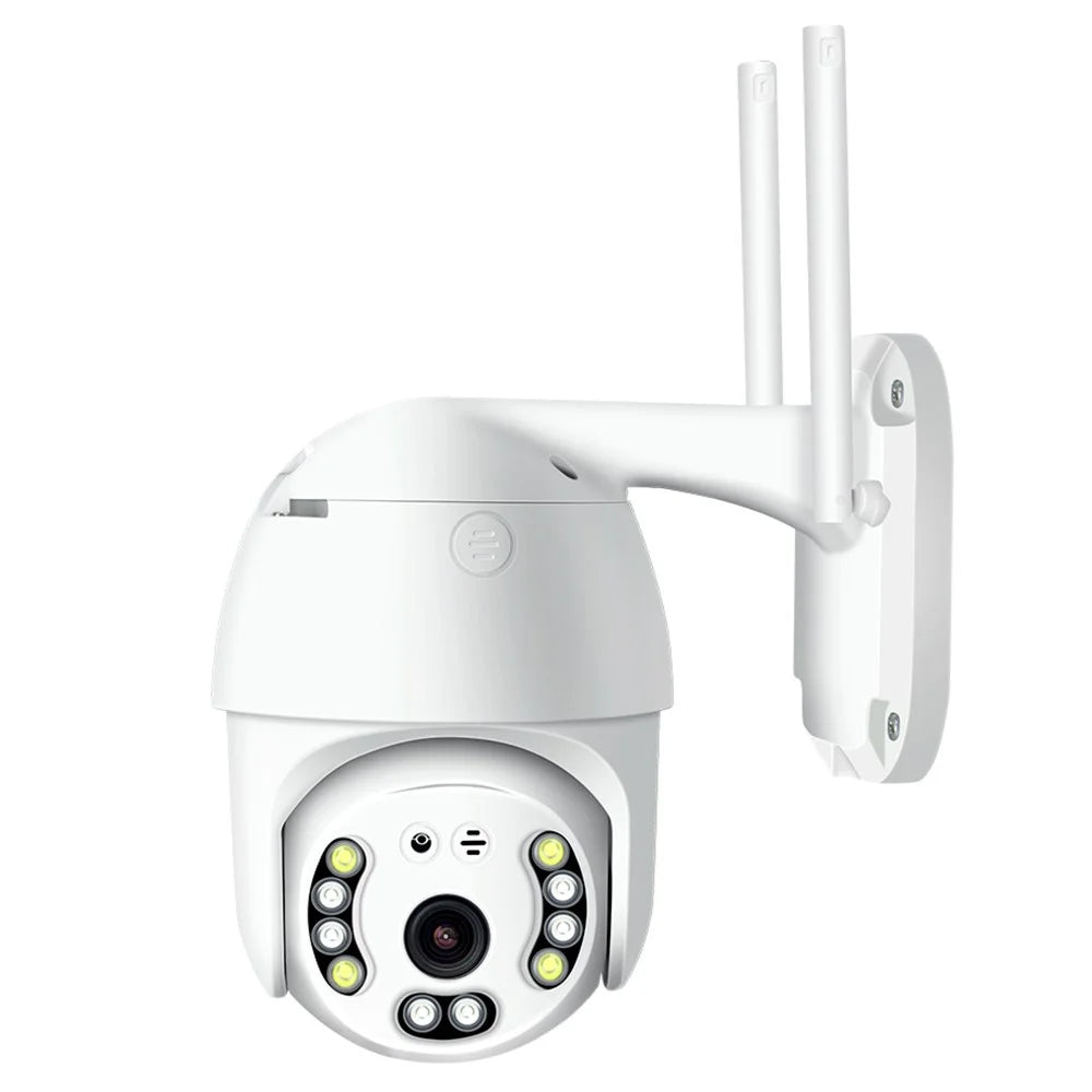 SD01 Ultra HD 5MP Security Camera Outdoor Waterproof PTZ Night Vision WiFi Camera RJ45 Internet for Home Security - US Plug - 1