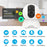 D305 Home Camera Pan Tilt 2MP Smart Security Camera HD Camera with Night Vision Function - US Plug - 2