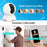 D305 Home Camera Pan Tilt 2MP Smart Security Camera HD Camera with Night Vision Function - US Plug - 5