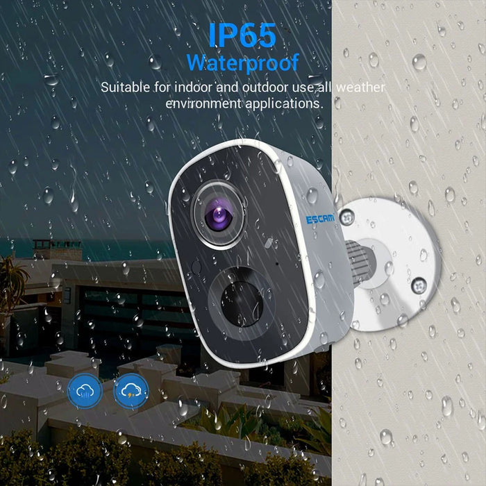 ESCAM G14 WiFi IP Camera 3MP Infrared Night Vision Outdoor Camera IP65 Waterproof 2-Way Audio - 6