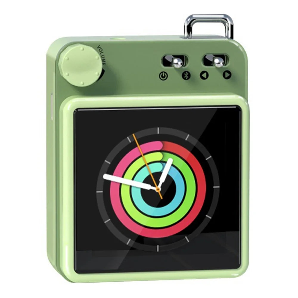 MAHDI M188 8GB Bluetooth-compatible MP3 Music Video Player Portable Ultra-Thin Player with 1.5-inch Color Screen Display Support MP3, FLAC, APE, OGG Audio Files (English Version) - Green - 6