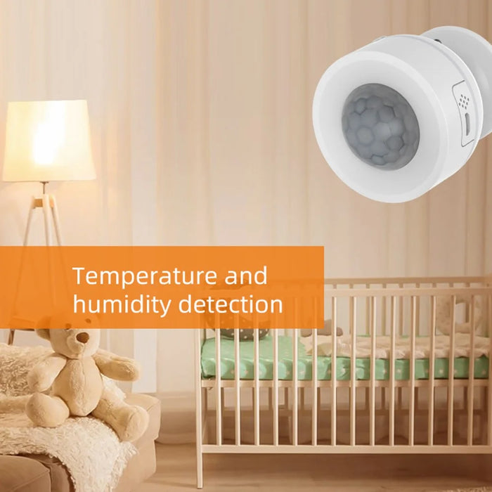 NEO NAS-PD07W 2.4GHz WiFi Motion Sensor with Temperature and Humidity Detections Indoor Human Body Infrared Sensor for Home Smart Device - 5