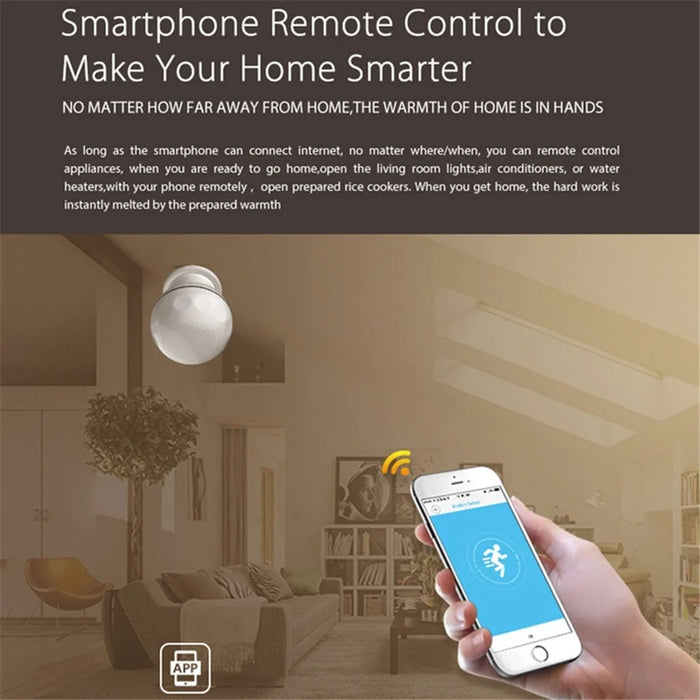 NEO NAS-PD02W Smart Wireless Infrared Sensor PIR Detector 2.4GHz WiFi Motion Sensor with Base Support Mobile Phone Control - 4