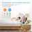 NEO NAS-CW01W 4 in 1 Multifunction Sensor Smart 2.4GHz WiFi Temperature and Humidity Detector with Dual Mode Clock / Luminance - 7