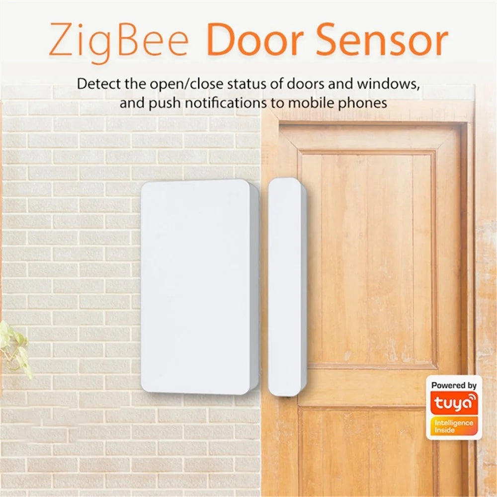 NEO NAS-DS05B Tuya ZigBee Smart Wireless Door Sensor APP Remote Control Door Window Sensor Smart Home Security System - 2