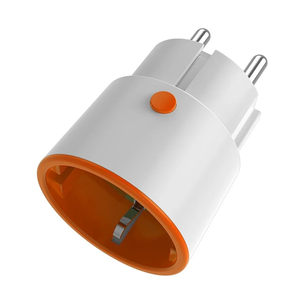 NEO NAS-WR01B Tuya ZigBee Smart Socket 16A 2.4GHz Smart Plug with Power Metering Support Smartphone Remote Control (EU Plug) - 1