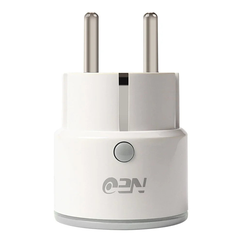 NEO NAS-WR01W-16A Smart Home WiFi Plug 16A Current Mini Outlet Socket Remote Control Compatible with Alexa Google - EU Plug - 1