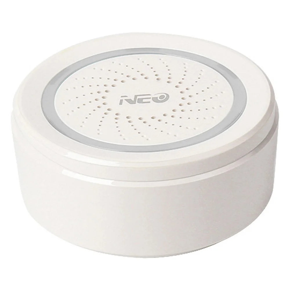 NEO NAS-AB02W Smart Wireless Alarm 2.4GHz WiFi Mini Siren Alarm Support Mobile Phone Control for Home (USB Powered) - 1