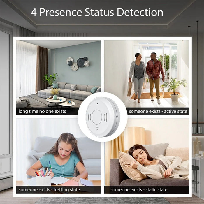 NEO NAS-PS01W Tuya Smart WiFi+Bluetooth-compatible Dual Mode Radar Human Presence Sensor APP Control Human Detection Sensor for Meeting Room Bedroom - 5