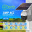 ESCAM QF724 Waterproof Solar Power 3.0MP Camera PIR Night Vision Surveillance Pan Tilt Camera for Home Security - US Plug - 2
