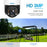 ESCAM QF724 Waterproof Solar Power 3.0MP Camera PIR Night Vision Surveillance Pan Tilt Camera for Home Security - US Plug - 4