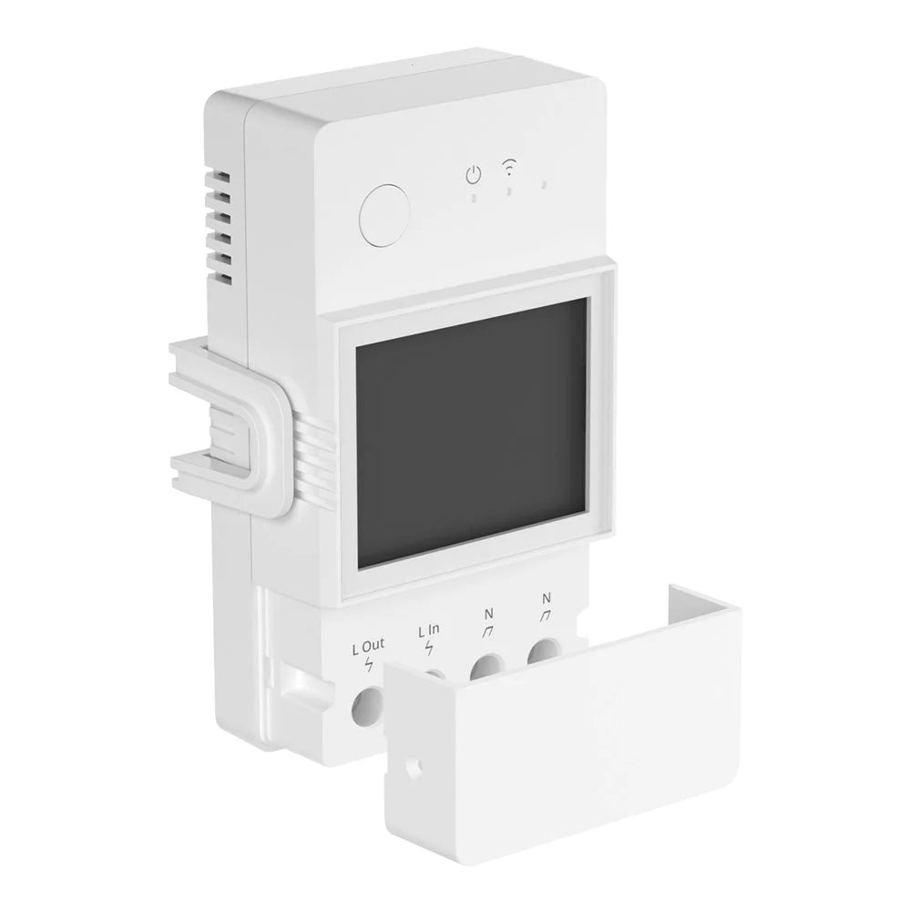 SONOFF POW Elite POWR320D 20A Max Smart Meter Switch with Energy Monitoring LCD Display Universal DIY Module for Smart Home Compatible with Home Assistant, IFTTT - 1