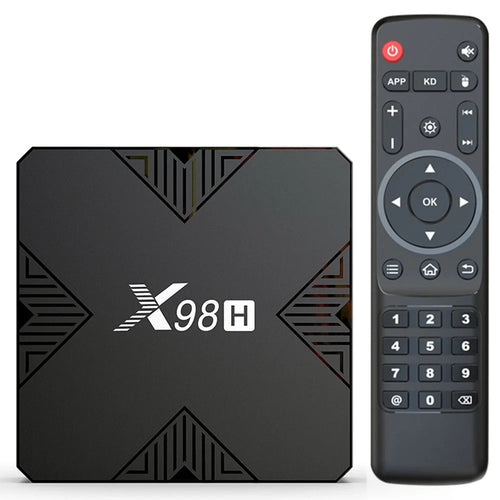 X98H Android 12.0 Smart TV Box Allwinner H618 Dual-Band Wifi6 2.4G / 5G WIFI HD 4K Media Player (2G+16G) - EU Plug - 1