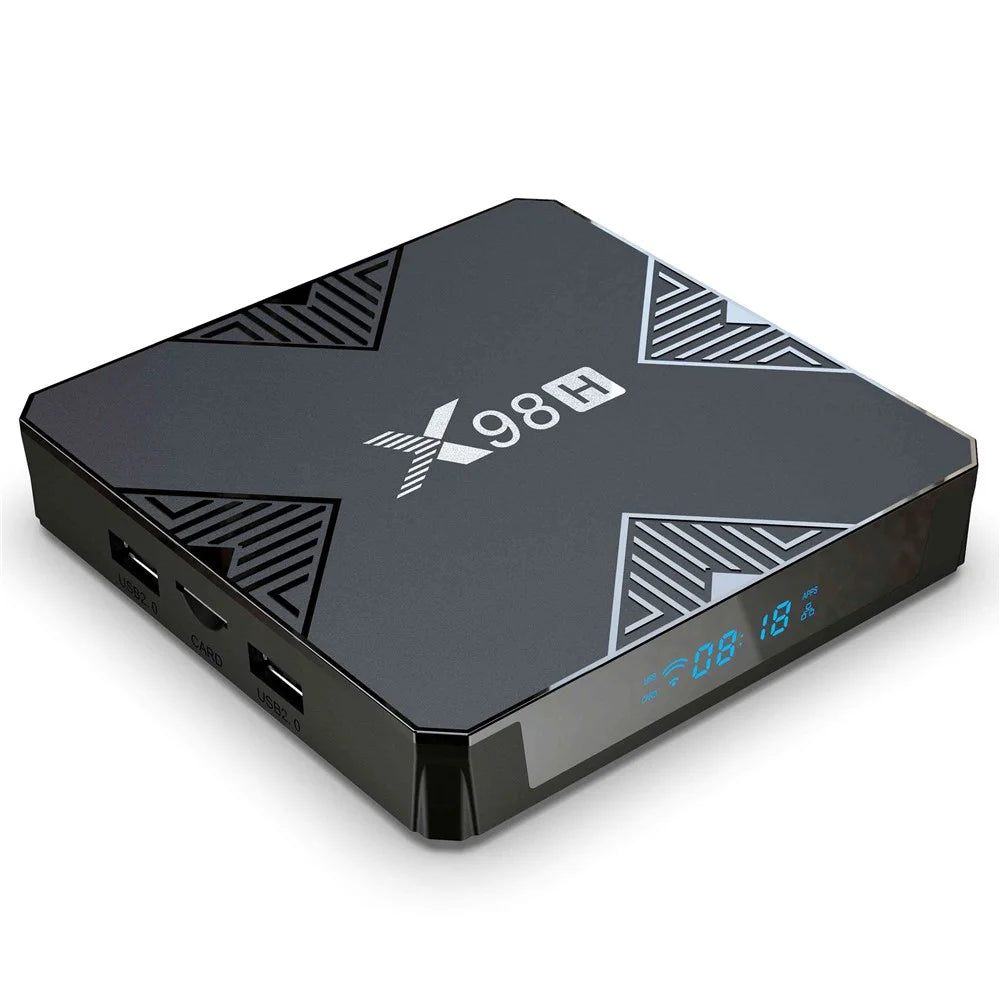X98H Android 12.0 Smart TV Box Allwinner H618 Dual-Band Wifi6 2.4G / 5G WIFI HD 4K Media Player (2G+16G) - EU Plug - 2