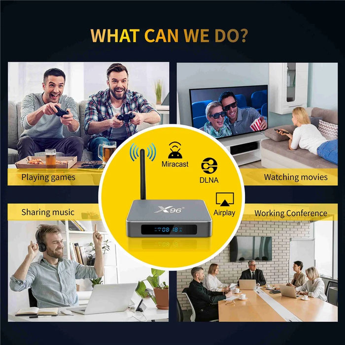 X96 X9 Smart Android TV Box 8K 1000M Amlogic S922X 2.4G / 5G Dual WiFi 4K Media Player DDR4 4GB 32GB Set Top Box - AU Plug - 7