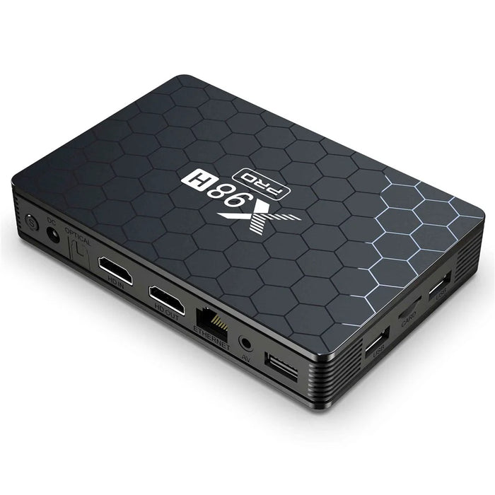 X98H Pro Android 12 Smart TV Box Allwinner H618 Quad-Core 2.4GHZ 5.8GHZ Dual-Band WiFi Support 6K Video Output Remote Control (2G+16G) - UK Plug - 3