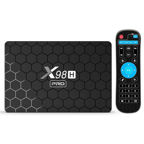 X98H Pro Smart TV Box Allwinner BT5 Android 12 2.4G / 5.8G Dual-Band WiFi6 1000M Ethernet Media Player 6K Video Output (4G+32G) - UK Plug - 1