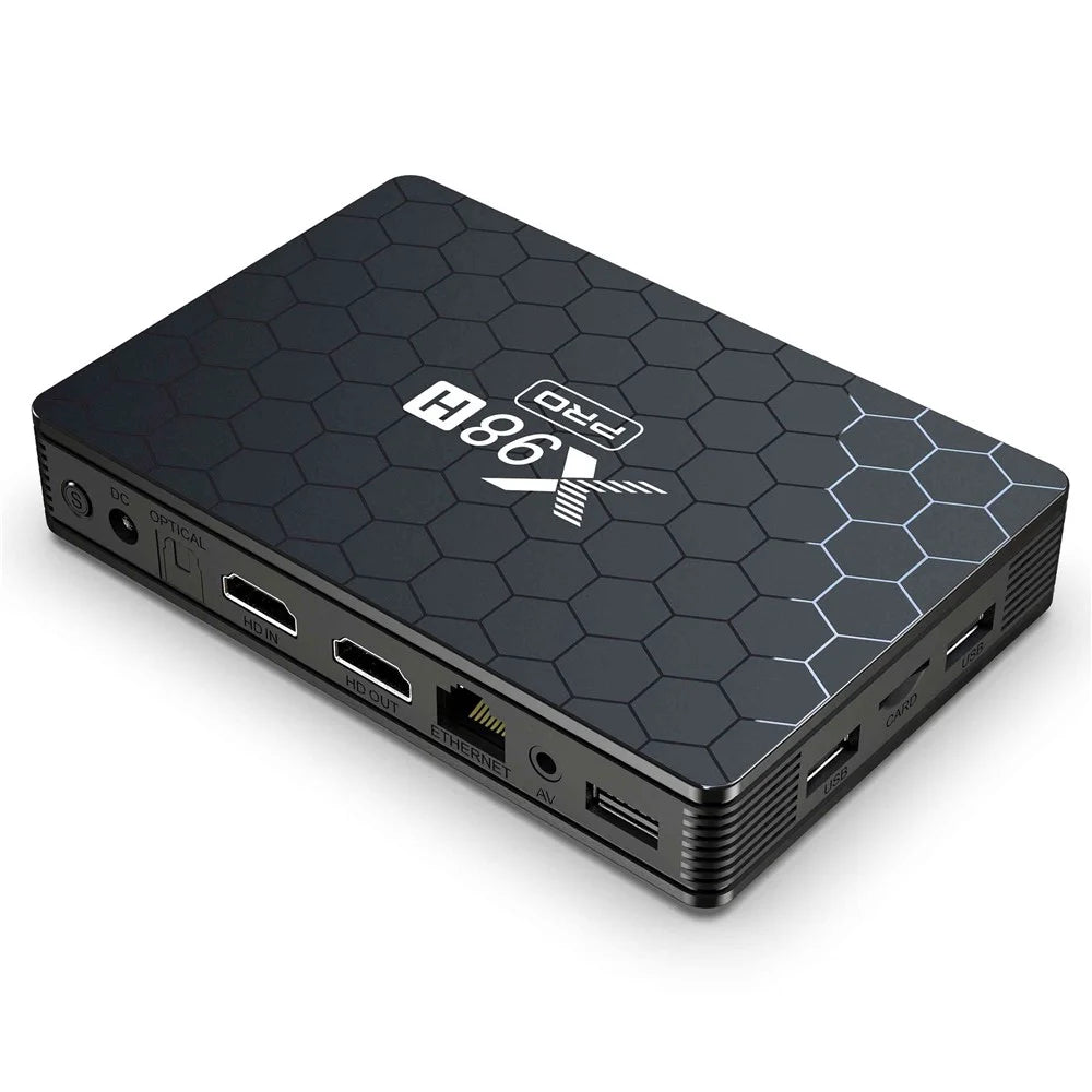 X98H Pro Smart TV Box Allwinner BT5 Android 12 2.4G / 5.8G Dual-Band WiFi6 1000M Ethernet Media Player 6K Video Output (4G+32G) - UK Plug - 3