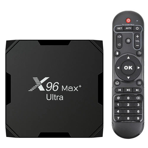 X96Max+ Ultra 2.4 / 5G Dual WiFi 8K TV Box Amlogic S905X4 Quad Core Android 11.0 4G 64G AV H.265 Media Player Set Top Box - US Plug - 1