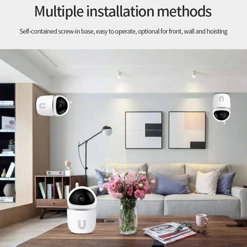 SK-ZA03 WiFi Wireless Security Camera Smart Tracking Monitor Camera 1080P (2.0MP) Webcam for Home, School, Shop - US Plug - 3