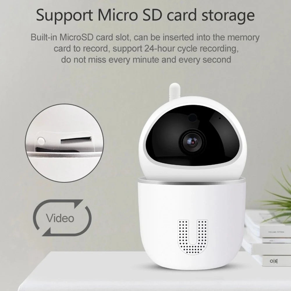 SK-ZA03 WiFi Wireless Security Camera Smart Tracking Monitor Camera 1080P (2.0MP) Webcam for Home, School, Shop - US Plug - 4