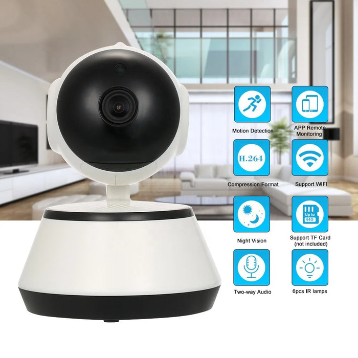 FY-H2-100 720P WiFi IP Camera Monitor Home Surveillance Two-Way Audio Wireless Webcam with Motion Detection Function - US Plug - 6
